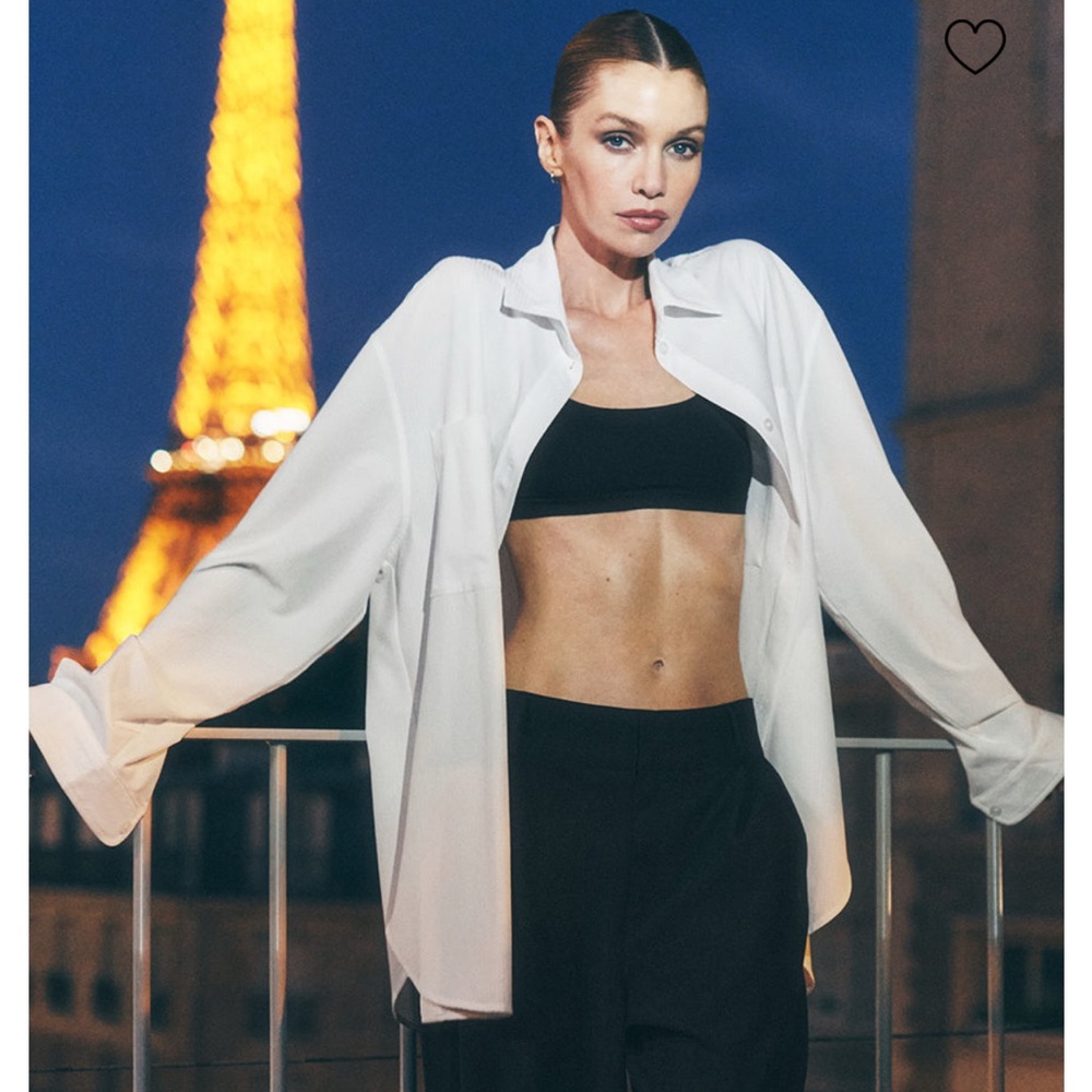 ALO Yoga White Button Up